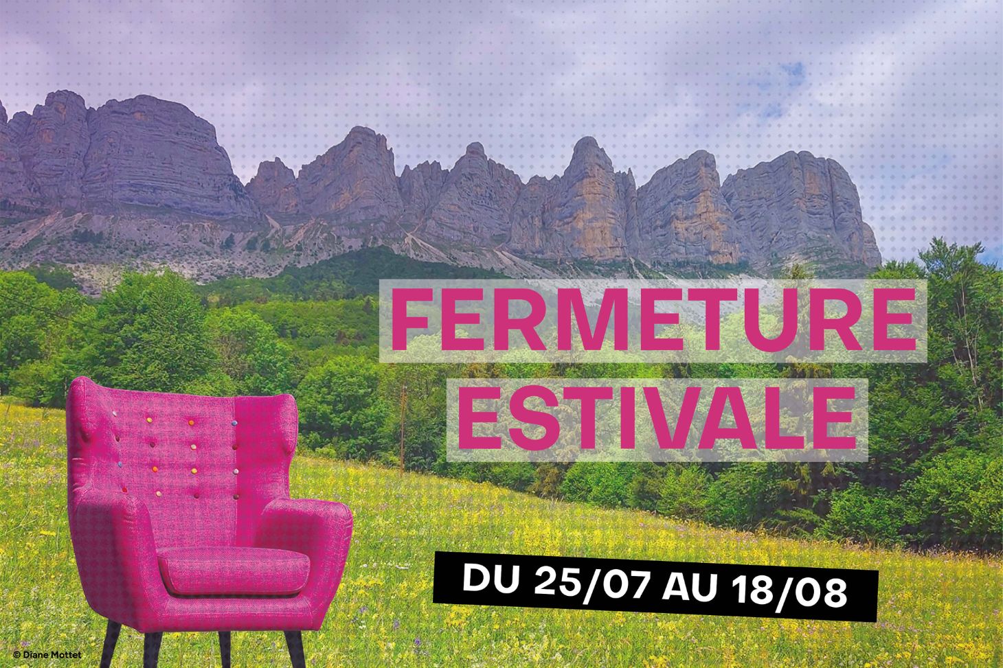 Fermeture estivale 2026