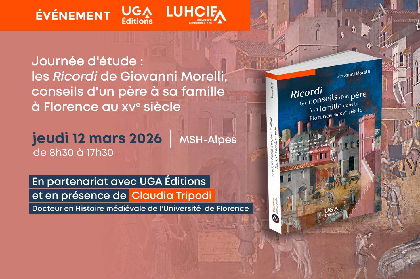 Visuel LUHCIE et UGA Editions du 12 mars 2026