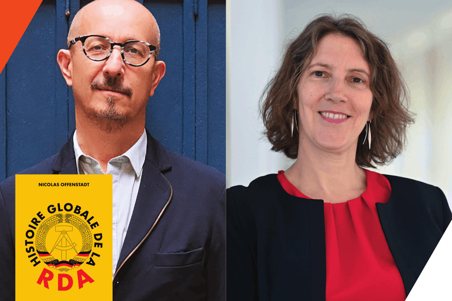 Photo des deux intervenants : Nicolas Offenstadt et Jessica Engel