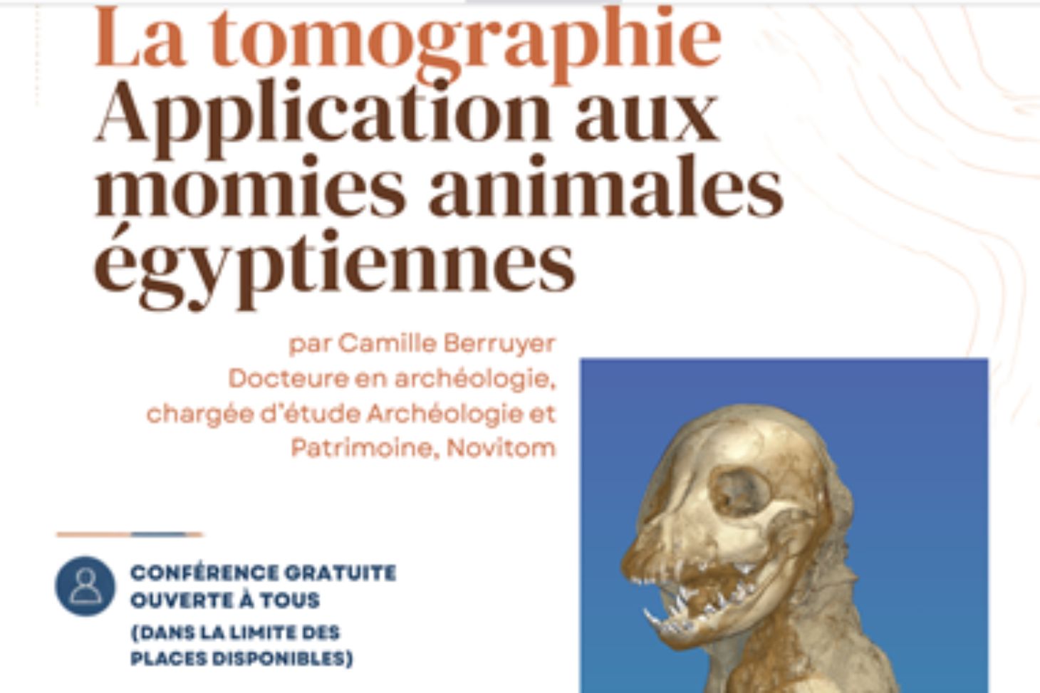 Banniere conférence tomographie