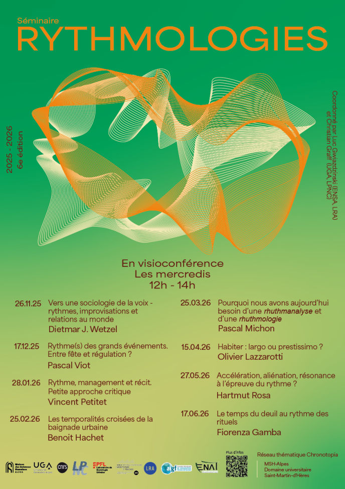 Affiche rythmologies 2025-2026